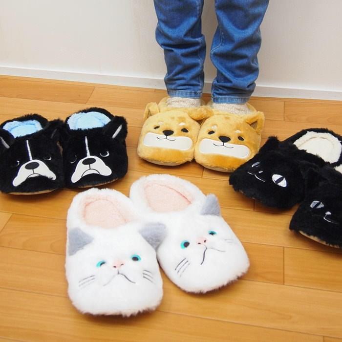 即出荷 ルームシューズ スリッパ 室内用 暖かい 来客用 ボア おしゃれ レディース かわいい 黒猫 ターチャン シバタサン ネコマンジュウ ブルトン 516213 ピクニックと雑貨のスイートピー 通販 Yahoo ショッピング