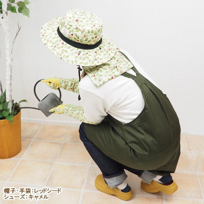 即出荷 母の日 ガーデニング３点ギフトセット グローブ 手袋 帽子 サファリ uv ガーデンシューズ サボ スリッポン hahanohi6