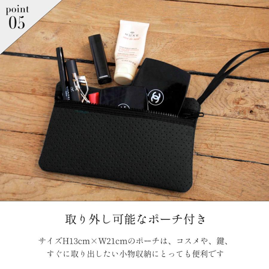 q bag paris マザーズバッグ トート 大容量 洗える ネオプレーン