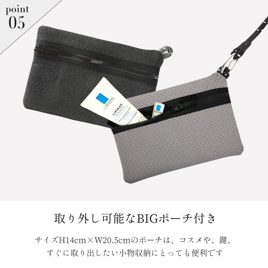 ドラマで使用 マザーズバッグ ネオプレン トート バッグ レディース 夏 a4 おしゃれ 大容量 大きめ 軽量 洗える プレゼント バック 海  qbag paris zip Mの画像