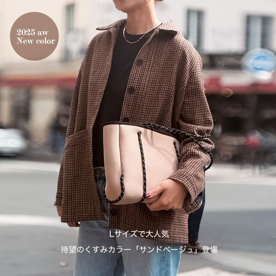 q bag paris トートバッグ ネオプレーン ネオプレン トート 秋冬