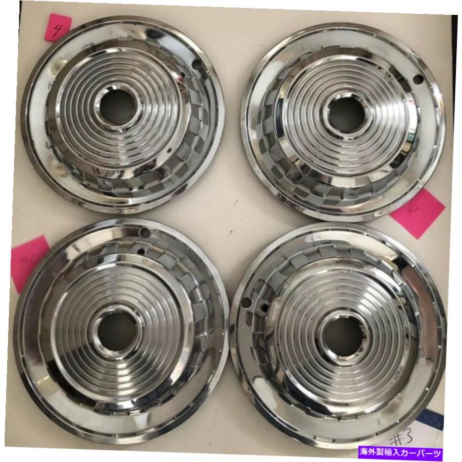 マーキュリー　クーガーXR-7 ホイールキャップ Wheel Covers Set of 4 1958マーキュリーHUBは4つのホイールカバー