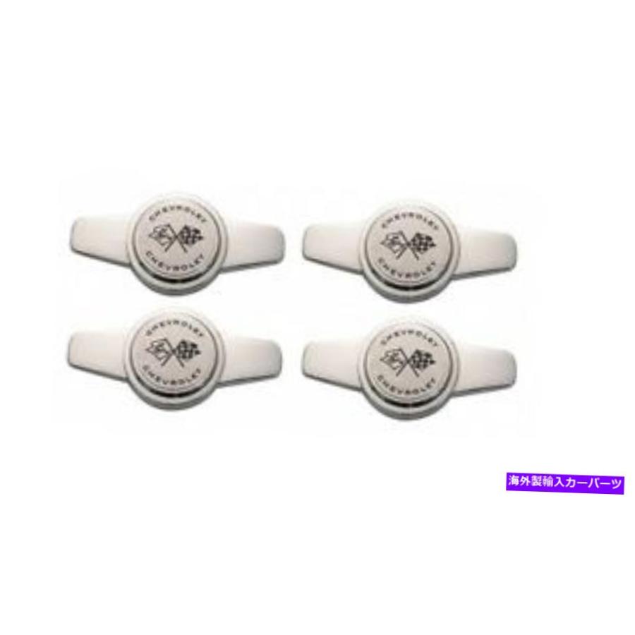 Wheel Covers Set of 4 4新しいTrimParts 62インパラの1962- 63 