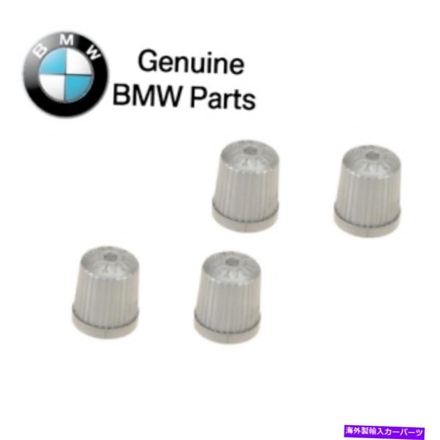 Wheel Covers Set of 4 BMWのためにワット/ 4グレーホイールバルブのTPMSセットのキャップスクリューカバーOES