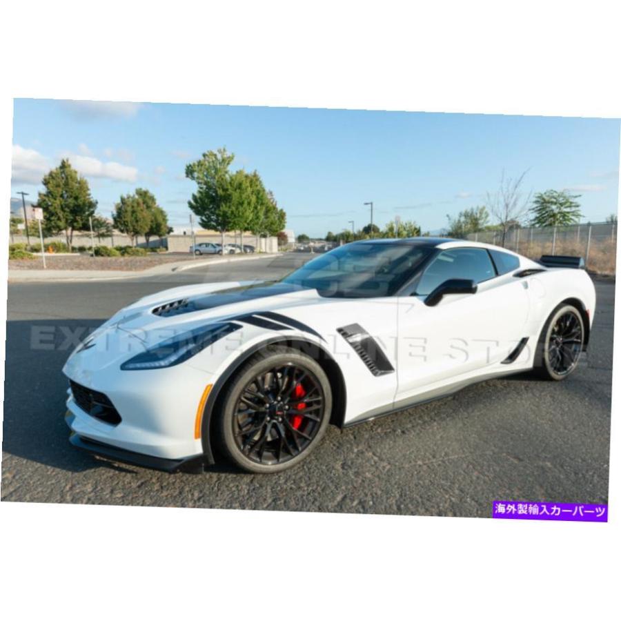 Side Fender Grille 14-19コルベットC7 Z06 GM工場CARBON FIBER