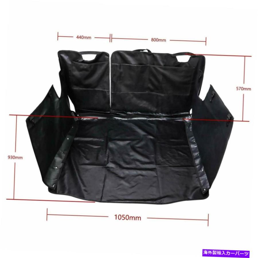 Cover Rear Trunk ジープラングラーJL JLU 20182020用防水犬のシートカバートランクカーゴライナー Dog