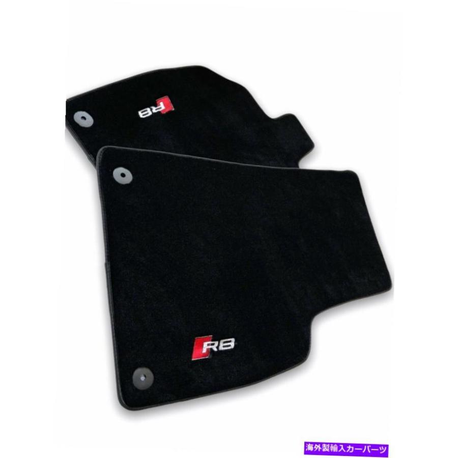 フロアマット フロアマットアウディR8 2014年から2021年ブラック限定版テーラードカーペットSET Floor Mats For