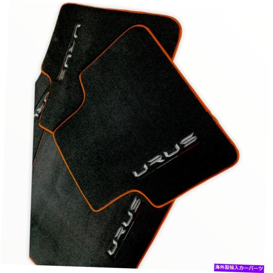 ランボルギーニ　カーペット　ロゴ入り　ブラック ランボルギーニカーペットロゴ入りブラック