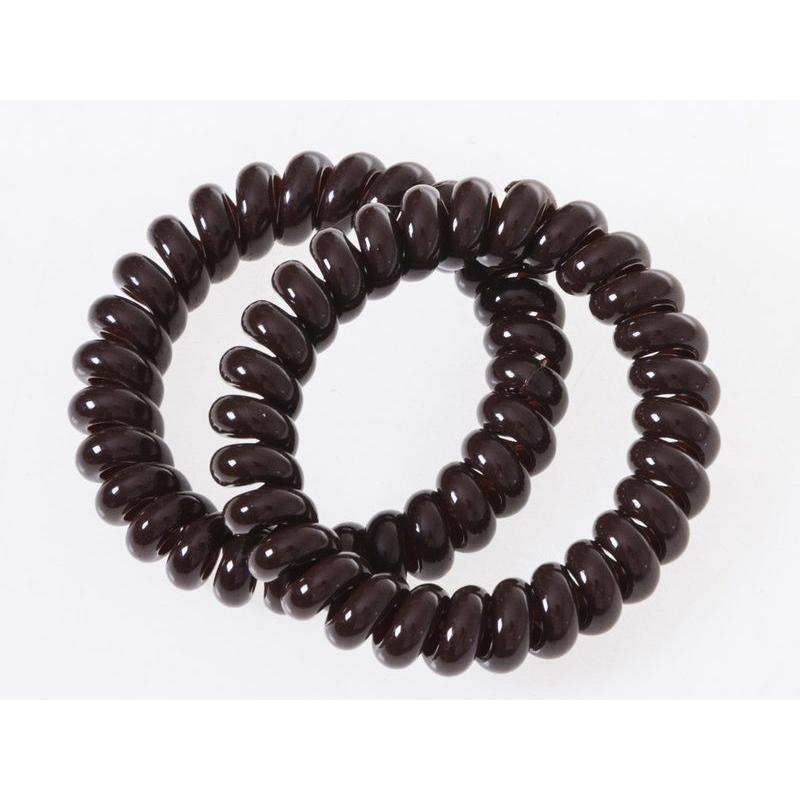 カラフル スプリング ヘアバンド スパイラル ヘアゴム 2個入 ブラウン Ac Piいい 通販 Yahoo ショッピング