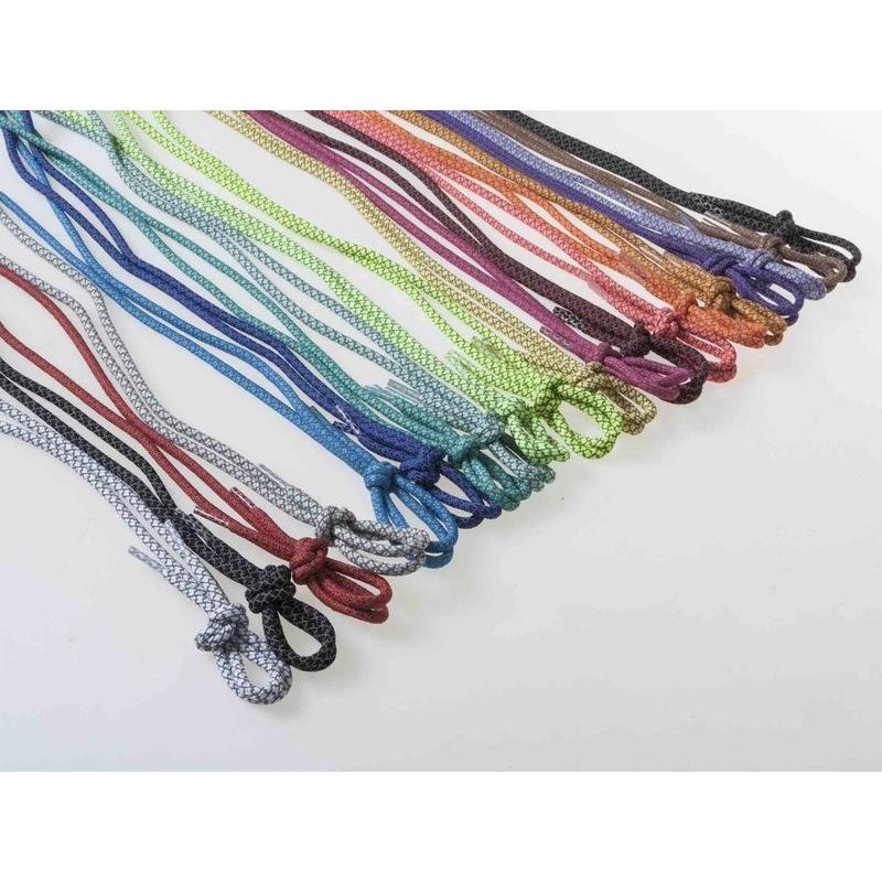 スポーツに最適 スニーカーなど 反射タイプ シューレース 丸紐 靴紐 靴ひも 0.4×120cm#オレンジレッド | ブランド登録なし | 02