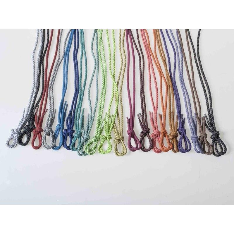 スポーツに最適 スニーカーなど 反射タイプ シューレース 丸紐 靴紐 靴ひも 0.4×120cm#オレンジレッド | ブランド登録なし | 03