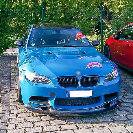 BMW用 M3 第4世代 E90 E92 E93 2007-2014 カーボン フロント リップ