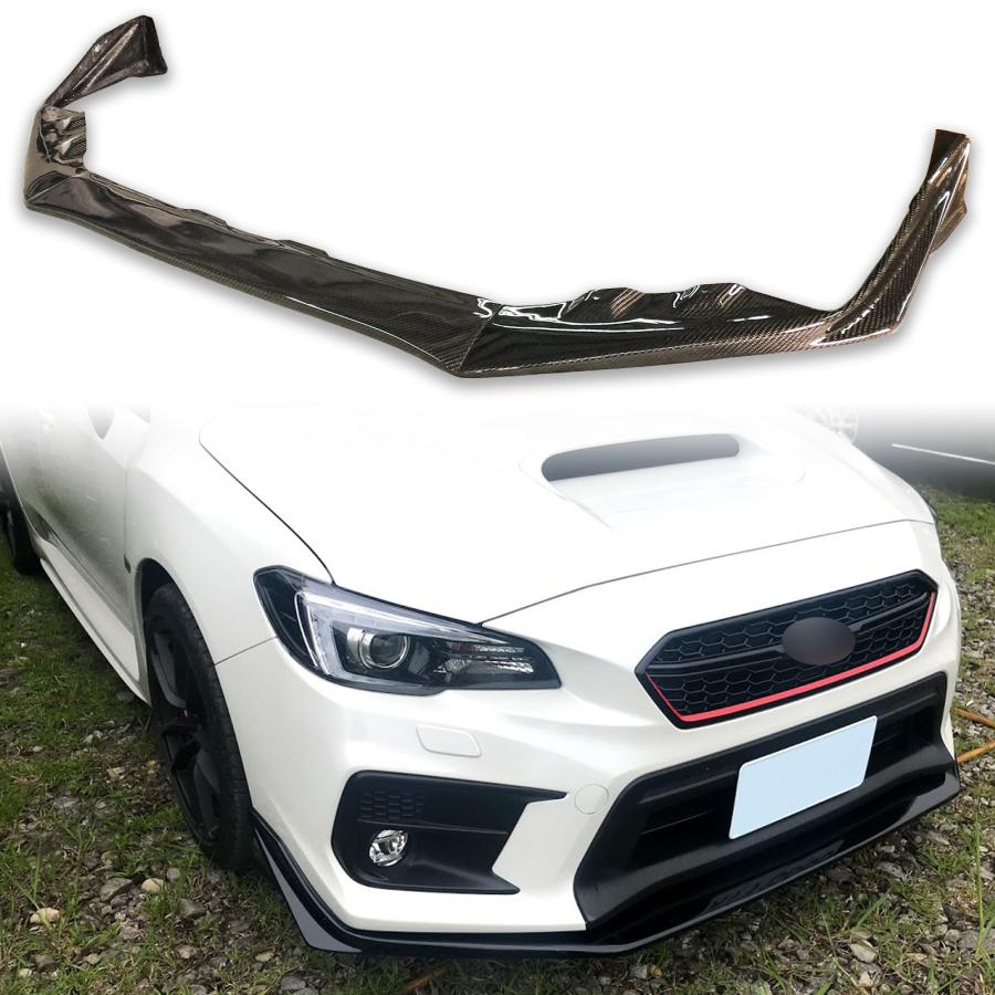 スバル用 WRX STI S4 VA系 セダン 後期用 カーボン フロントリップ