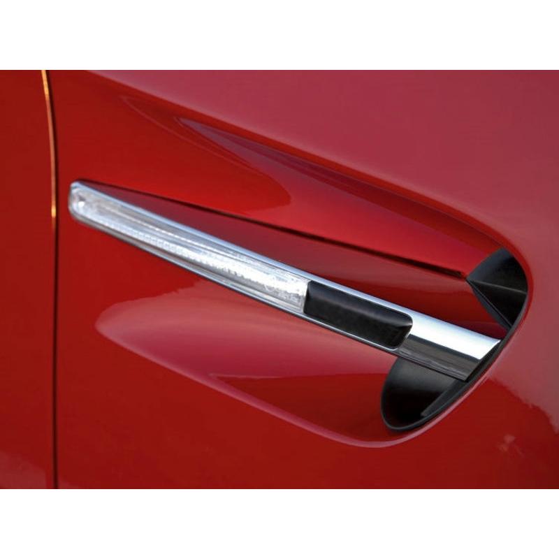 BMW用 E92 E93 E90 M3 クロームメッキLEDサイドマーカー サイドグリル