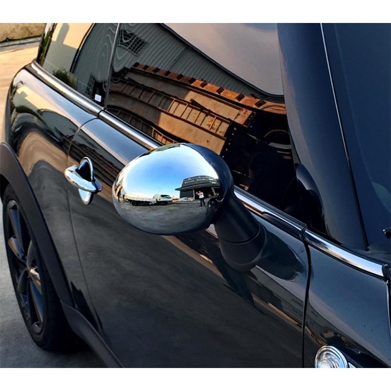 ミニ用 クーパー R56 2006-2012 クロームメッキ サイドミラーカバー ドアミラーカバー パワーフォールドミラー用 | ブランド登録なし | 02