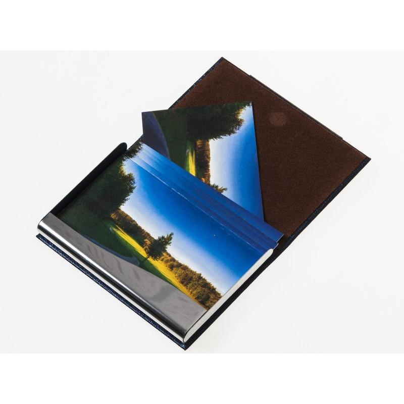 男女兼用 上質感模様 PUレザー+合金製 名刺入れ ケース カード収納整理 ビジネス用#ホワイト | ブランド登録なし | 02