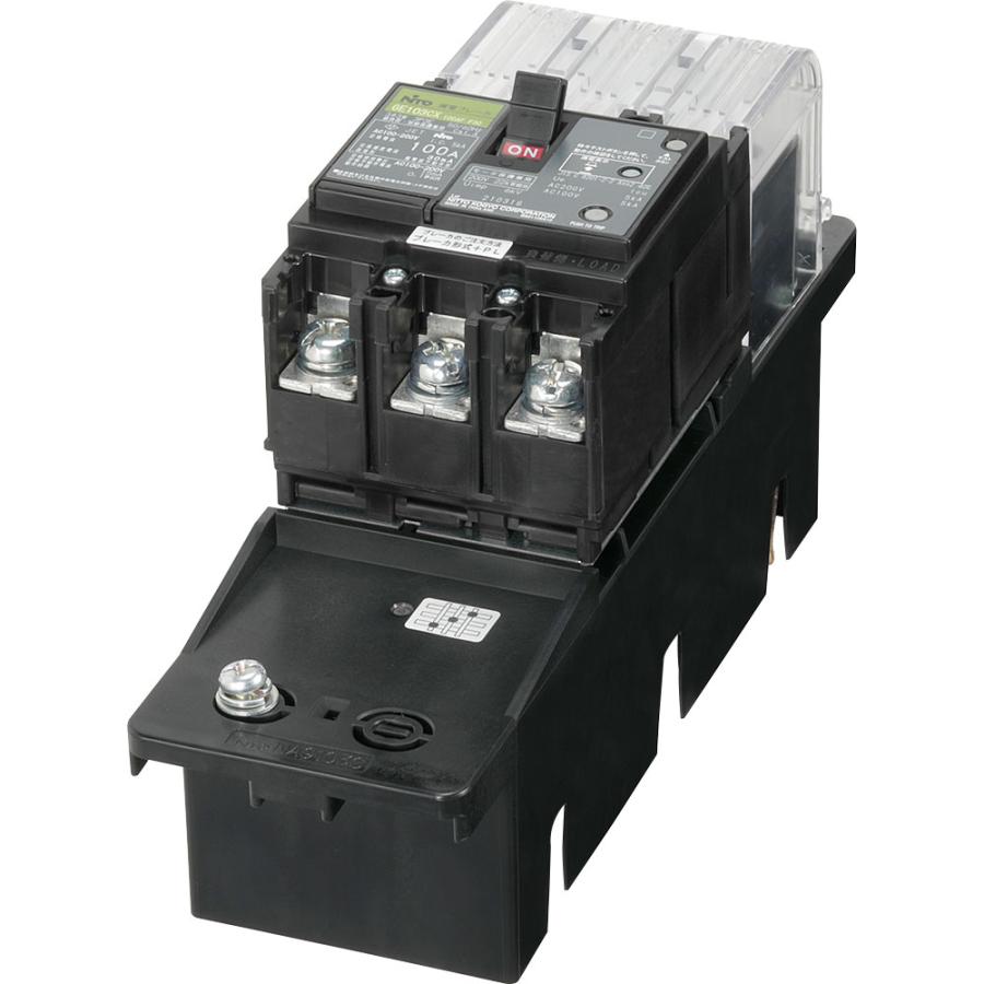 日東工業 GE52CXPL 2P 50A F15 プラグインユニット付漏電ブレーカ