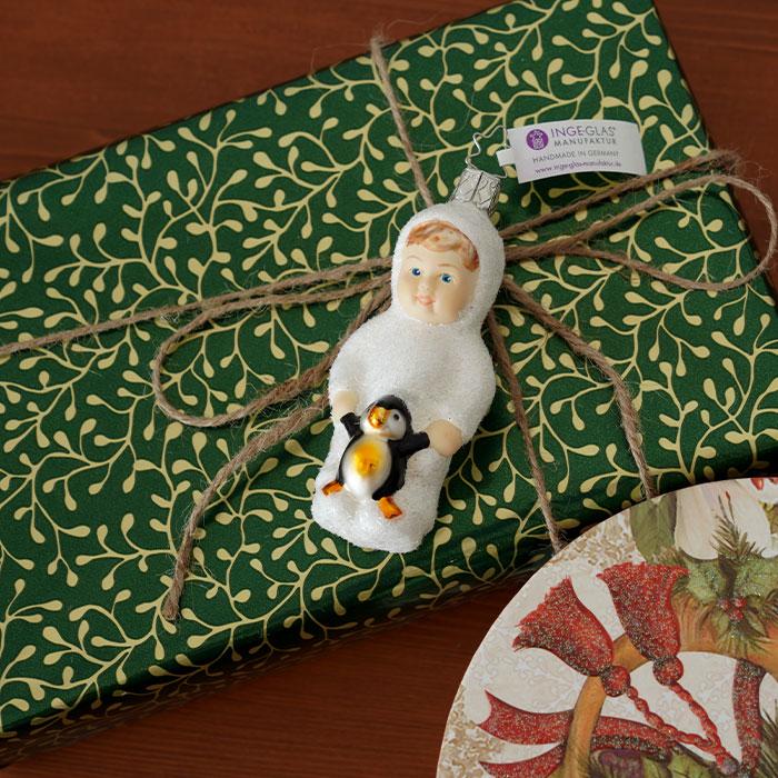 クリスマスツリー 飾り オーナメント INGE-GLAS MANUFAKTUR 雪のこども