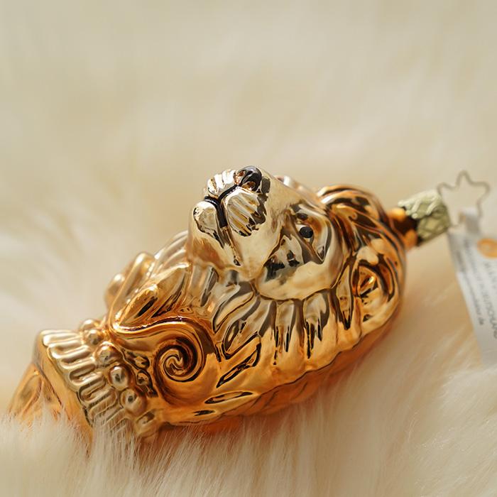 クリスマスツリー 飾り オーナメント INGE-GLAS MANUFAKTUR ライオン