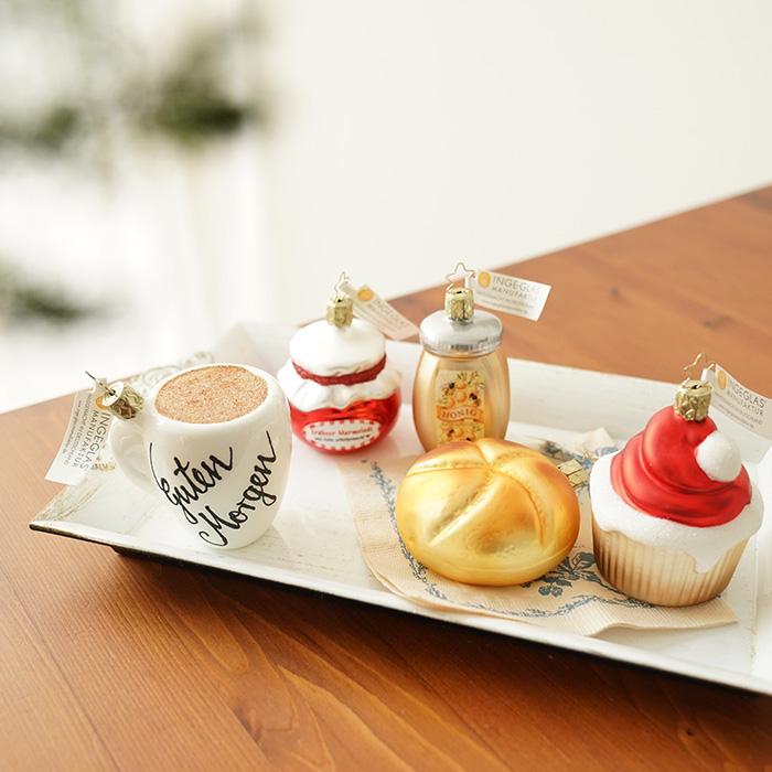 7046. ストロベリーケーキ オーナメント8Pセット クリスマスツリー 飾り オーナメント 北欧 INGE-GLAS MANUFAKTUR