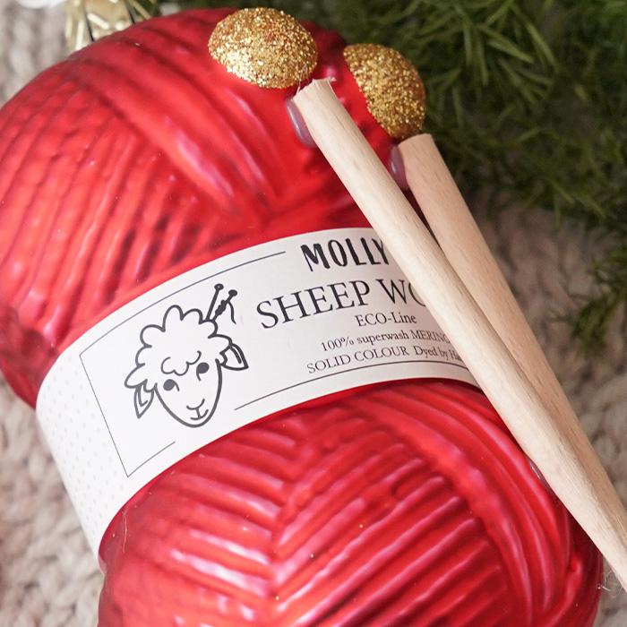 クリスマスツリー 飾り オーナメント 北欧 INGE-GLAS MANUFAKTUR 毛糸