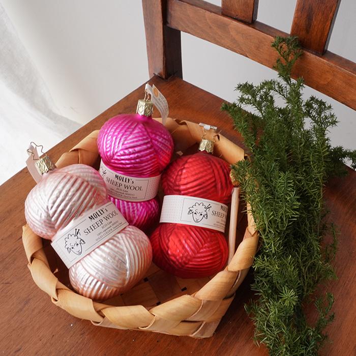 クリスマスツリー 飾り オーナメント 北欧 INGE-GLAS MANUFAKTUR 毛糸
