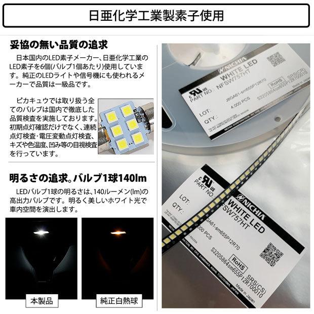 ピカキュウ スバル エクシーガ (YA系 A型) 対応 LED バルブ カーテシ