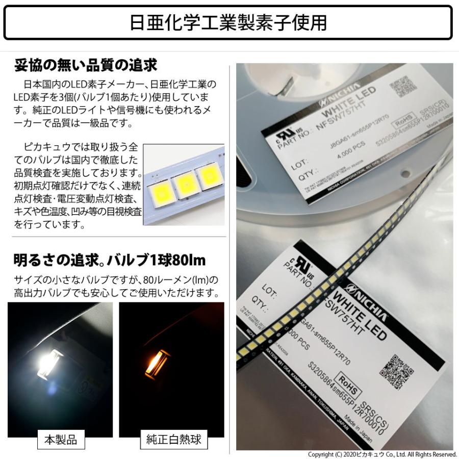 ピカキュウ ホンダ フィット (GR系) 対応 LED バルブ バニティランプ
