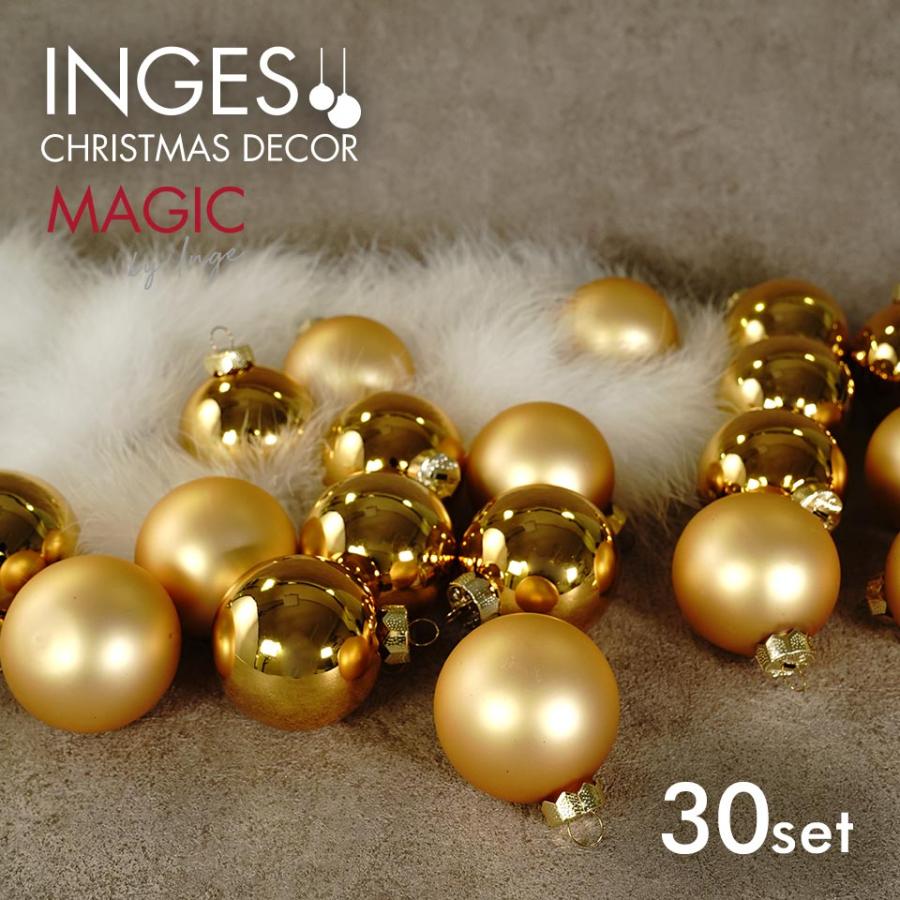 クリスマスツリー 飾り オーナメント ボール セット INGE-GLAS MAGIC