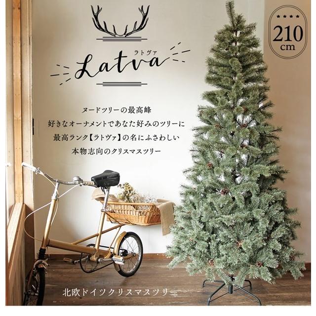 購入ショッピング 手袋 収納セット付 幹が目立たない作り 北欧 ラトヴァ ヌードツリー クリスマスツリー オーナメントが映えるドイツトウヒ松 210cm 店舗 新宿 Ameriaadvisory Am