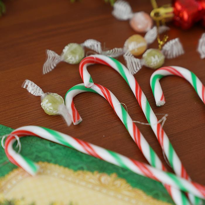 クリスマスツリー 飾り オーナメント KAEMINGK キャンディースティック キャンディケイン 杖 デコレーション 13cm 6個入 (027804)｜pika-q｜02