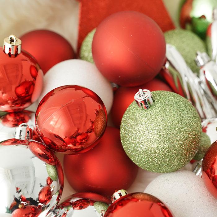 ロシア製クリスマスオーナメントボール3個セット ロシア製クリスマス