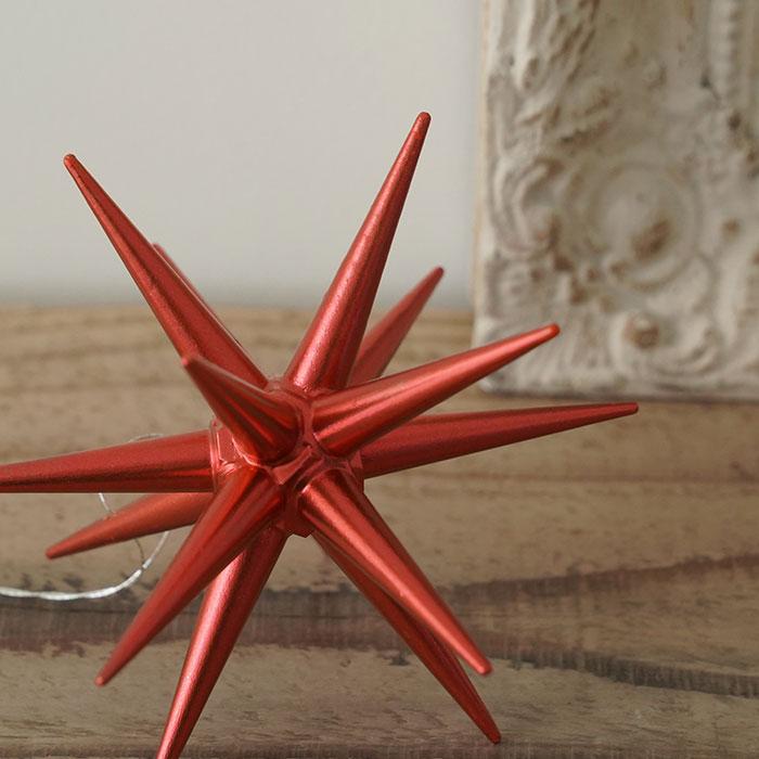 ドイツ製オーナメント アルビンプライスラー社 金の星 赤の星11個セット ドイツ製オーナメント アルビンプライスラー社 金の星 赤の星11個