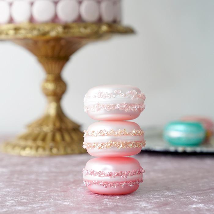 新品未使用 トリプル マカロン オーナメント クリスマスツリー 飾り オーナメント ベルギー GOODWILL グッドウィル