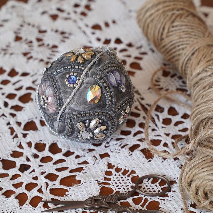 クリスマス ツリー 飾り オーナメント 北欧 SHISHI ベルベットボール