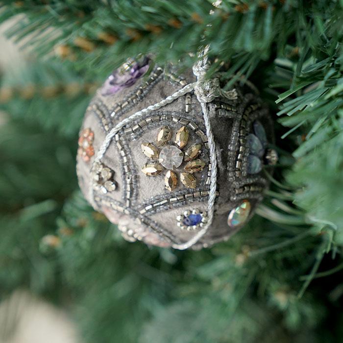 クリスマス ツリー 飾り オーナメント 北欧 SHISHI ベルベットボール