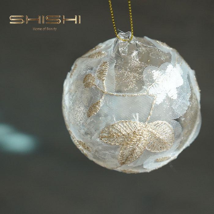爆買 クリスマス ツリー 飾り オーナメント 北欧 SHISHI ガラスボール
