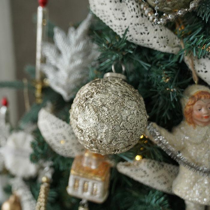 クリスマスツリー 飾り オーナメント BOLTZE ガラスボール パピエ