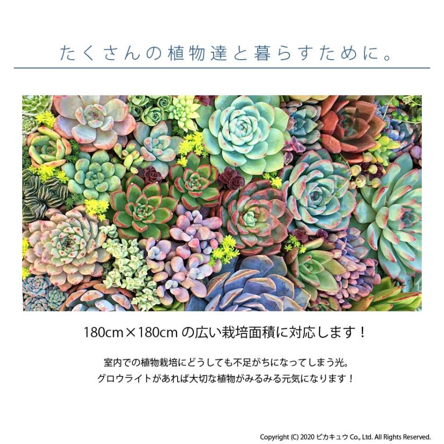 LED 植物育成ライト グロウライト ファンレス 薄型設計 ピカキュウ90cm Amazon.co.jp: LEDのピカキュウ グロウライト ファンレス 薄型