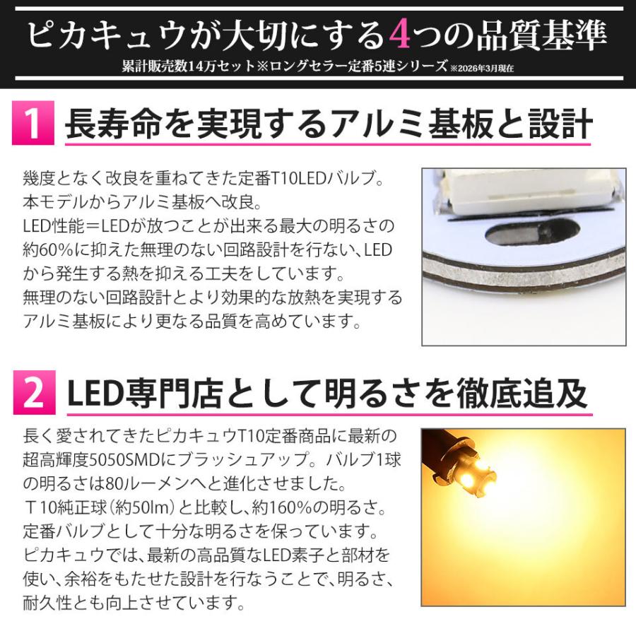 ピカキュウ T10 バルブ LED ナンバー灯 ダイハツ タフト (LA900S/910S