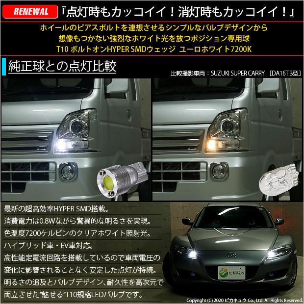 ピカキュウ T10 バルブ LED トヨタ ハリアー (30系 後期) 対応
