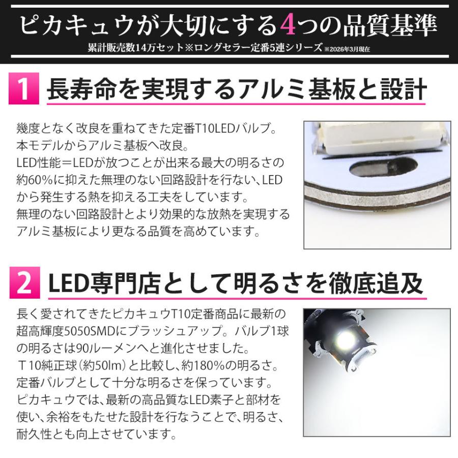 ピカキュウ T10 バルブ LED スバル レガシィ ツーリングワゴン (BR系