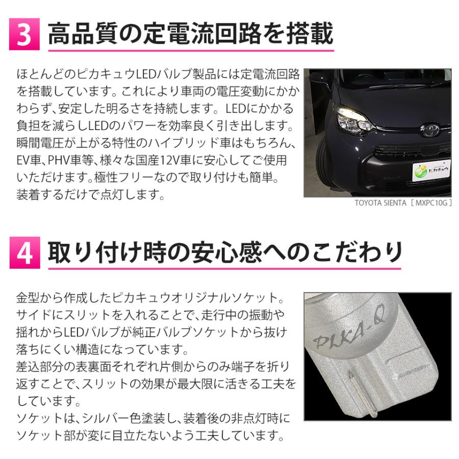 ピカキュウ T10 バルブ LED スズキ アルト ラパン (HE22S) 対応