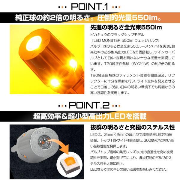 ピカキュウ T20S led トヨタ プリウスα (40系 前期) 対応 FR