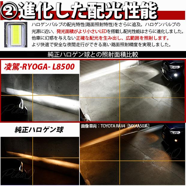 H9 LED ヘッドライト ニッサン エルグランド (E52系 前期) 対応 凌駕 L8500 ハイビームランプキット 8500lm ホワイト 6500K H8/H9/H11/H16共通 34-A-1｜pika-q｜04