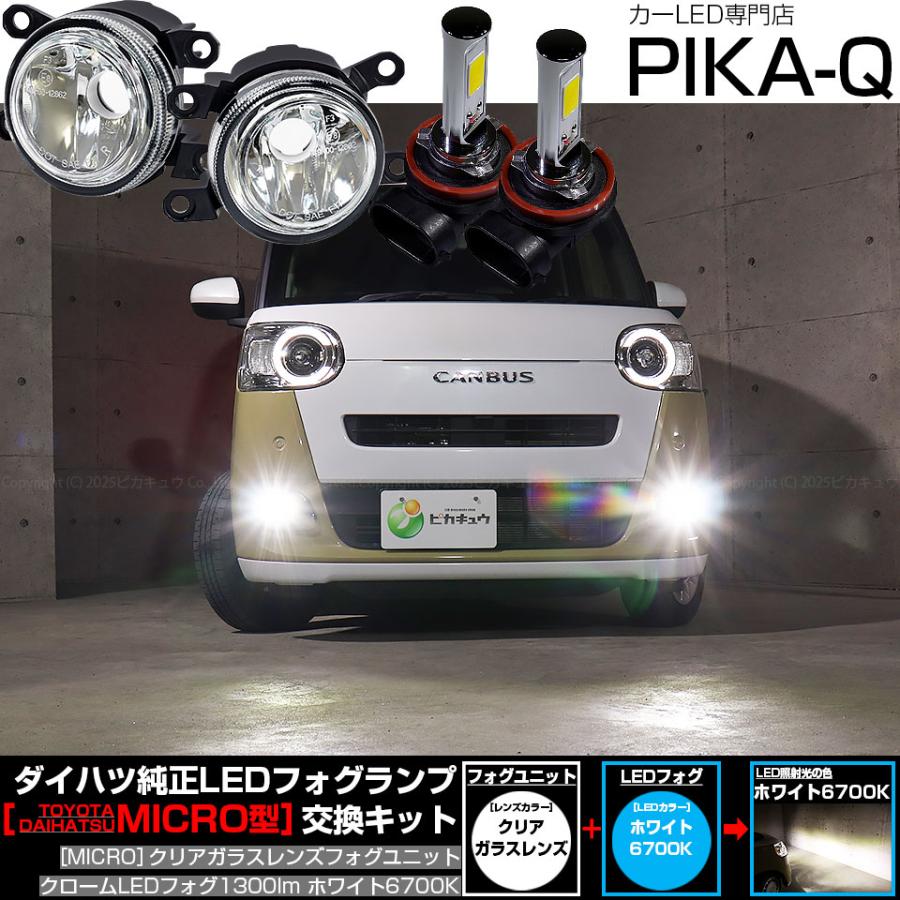 ピカキュウ ダイハツ ムーヴキャンバス (LA850S/LA860S) MICRO 対応 