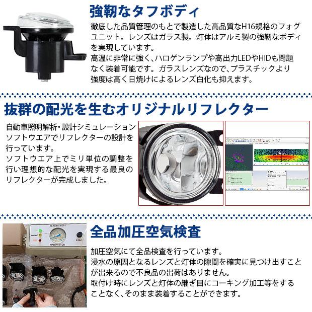トヨタ ハイエース (200系 7型) 対応 H11 led MICRO バルブ LED MONSTER L8400 ガラスレンズ フォグランプキット フォグランプユニット 8400lm イエロー 44-B-6_4