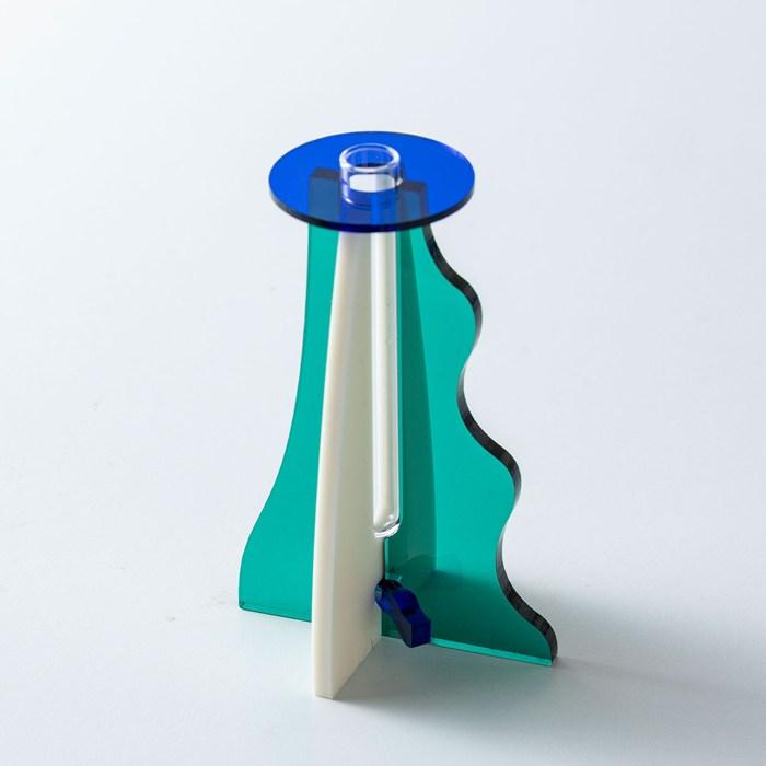 芸術的花瓶限定品 フラワーベース 花瓶 一輪挿し ガラス アクリル 組み立て式