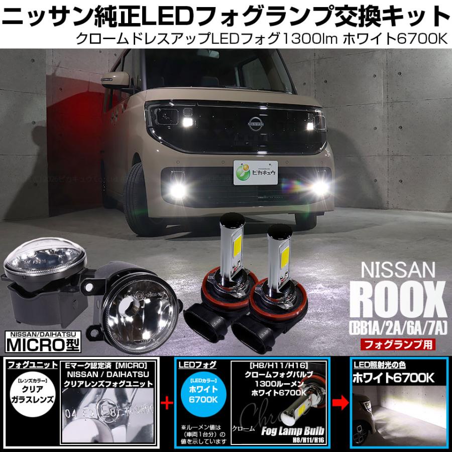 ピカキュウ ニッサン ルークス (BB1A/2A/5A/6A) MICRO 対応