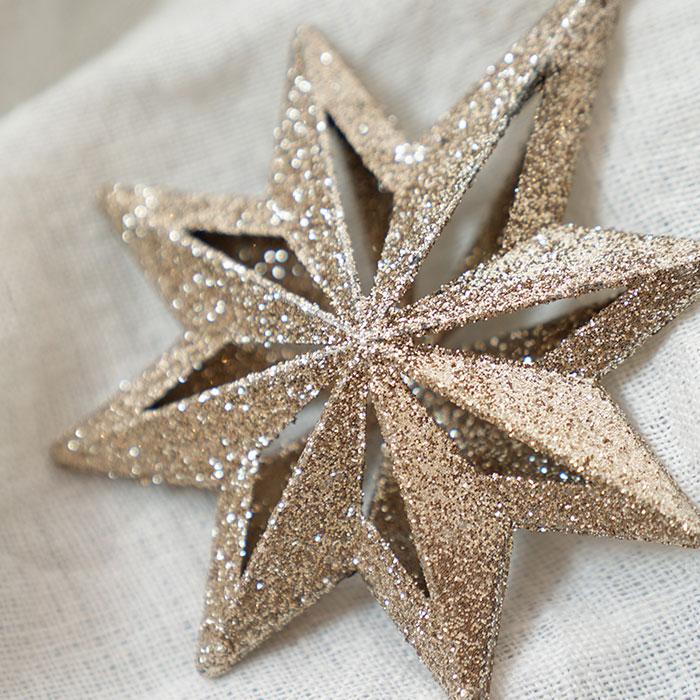 たし1012さま】vintage ❀ マットゴールドの クルミオーナメント たし